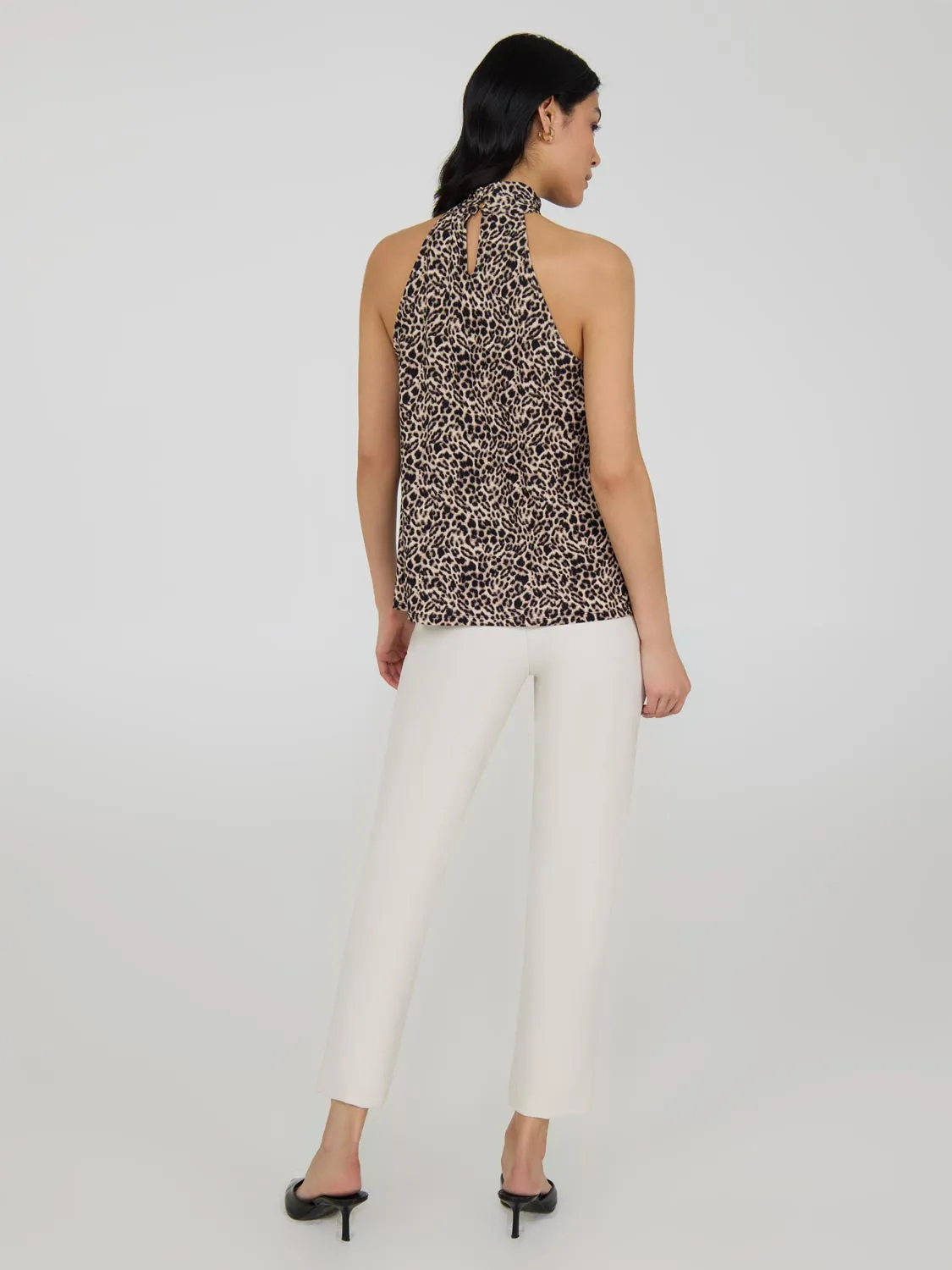 Leopard Print Halter Neck Top sold by Suzy Shier product image thumbnail 4