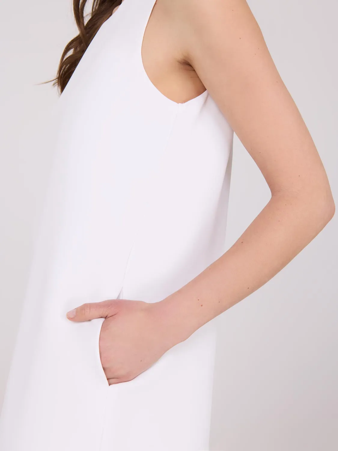 Sleeveless A-Line Mini Dress With Pockets sold by Suzy Shier product image thumbnail 3