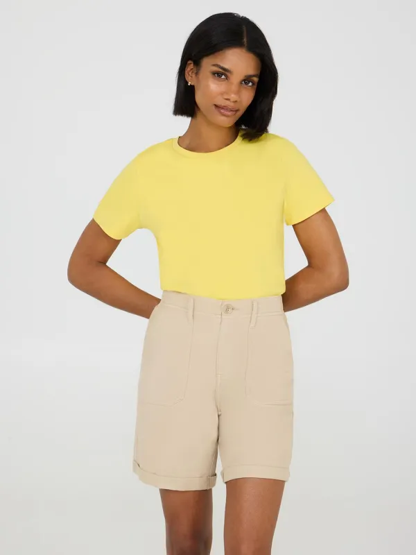 Mini Ribbed T-Shirt sold by Suzy Shier