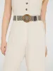Pleated Linen Bermuda Short sold by Suzy Shier