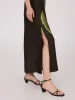 Printed Sleeveless Satin Midi Dress sold by Suzy Shier