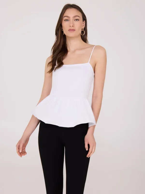 Bubble Hem Cotton Tank Top sold by Suzy Shier