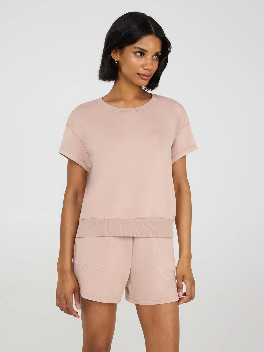 Cloud Fleece Waisted Sweatshirt sold by Suzy Shier product image thumbnail 5