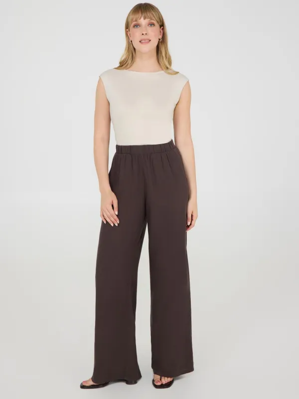Linen Palazzo Pants sold by Suzy Shier
