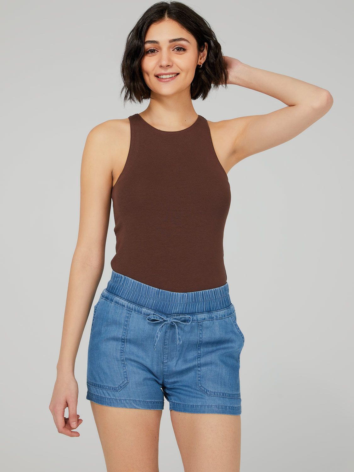 High Neck Tank Top sold by Suzy Shier product image thumbnail 7