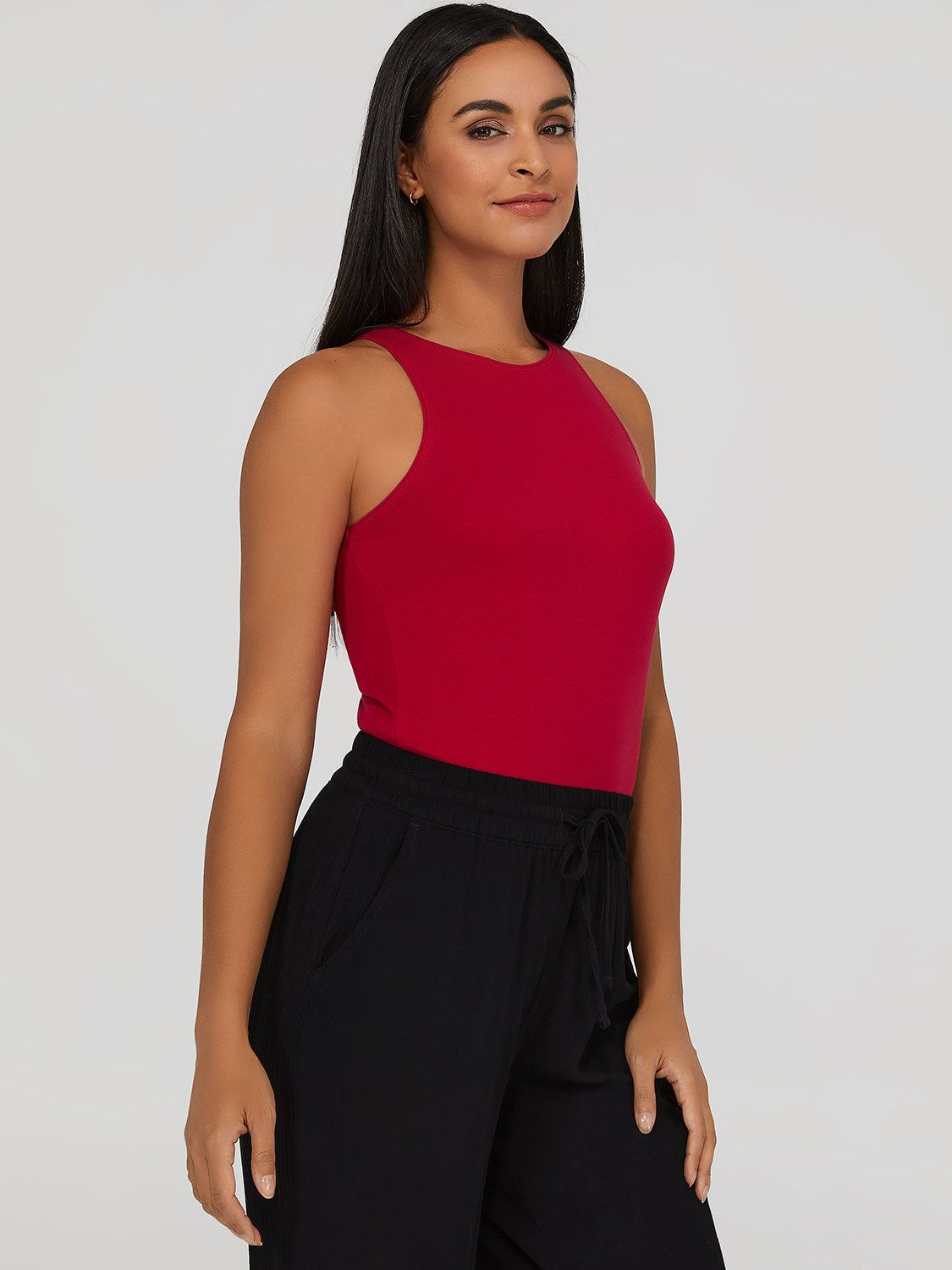 High Neck Tank Top sold by Suzy Shier product image thumbnail 10