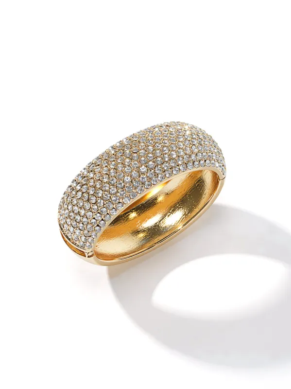 Oversized Jewelled Bangle sold by Suzy Shier
