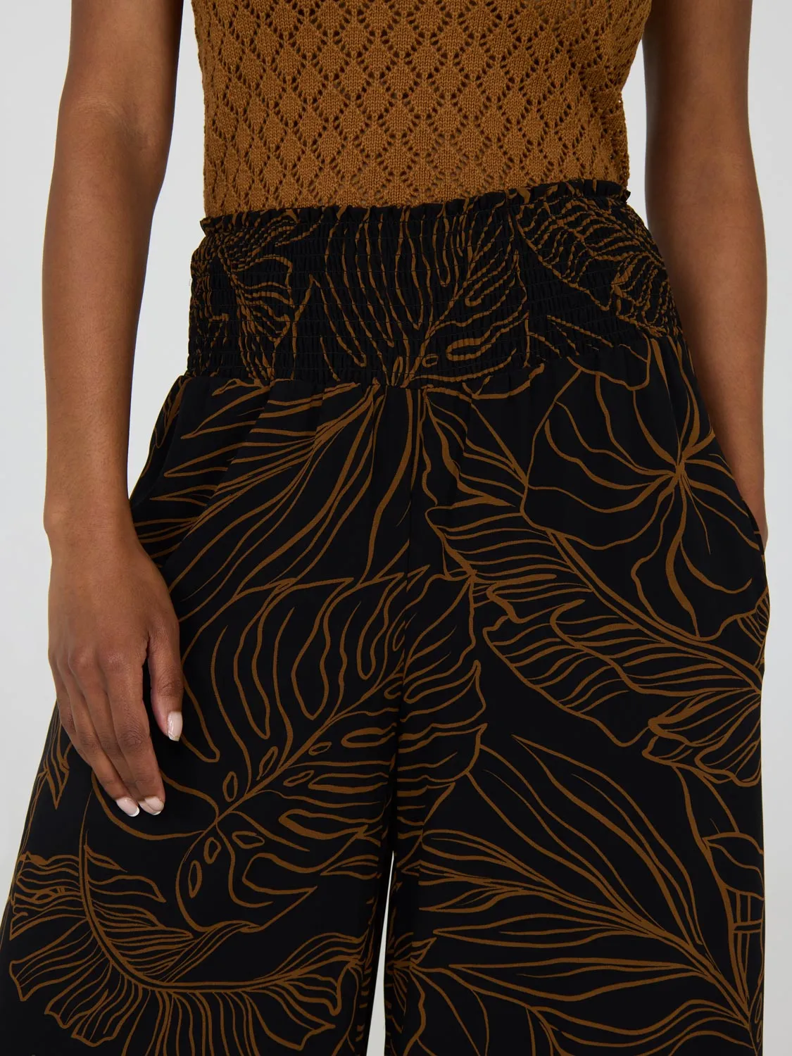 Printed Chiffon Palazzo Pants sold by Suzy Shier product image thumbnail 3