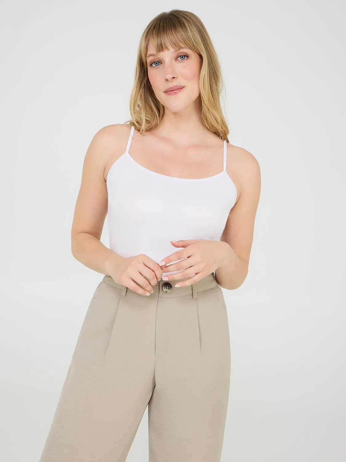 Adjustable Spaghetti Strap Tank Top sold by Suzy Shier product image thumbnail 3