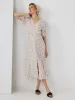 Floral Puff Sleeve Midi Dress sold by Suzy Shier