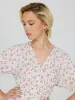 Floral Puff Sleeve Midi Dress sold by Suzy Shier