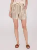 Striped Linen Blend Shorts sold by Suzy Shier