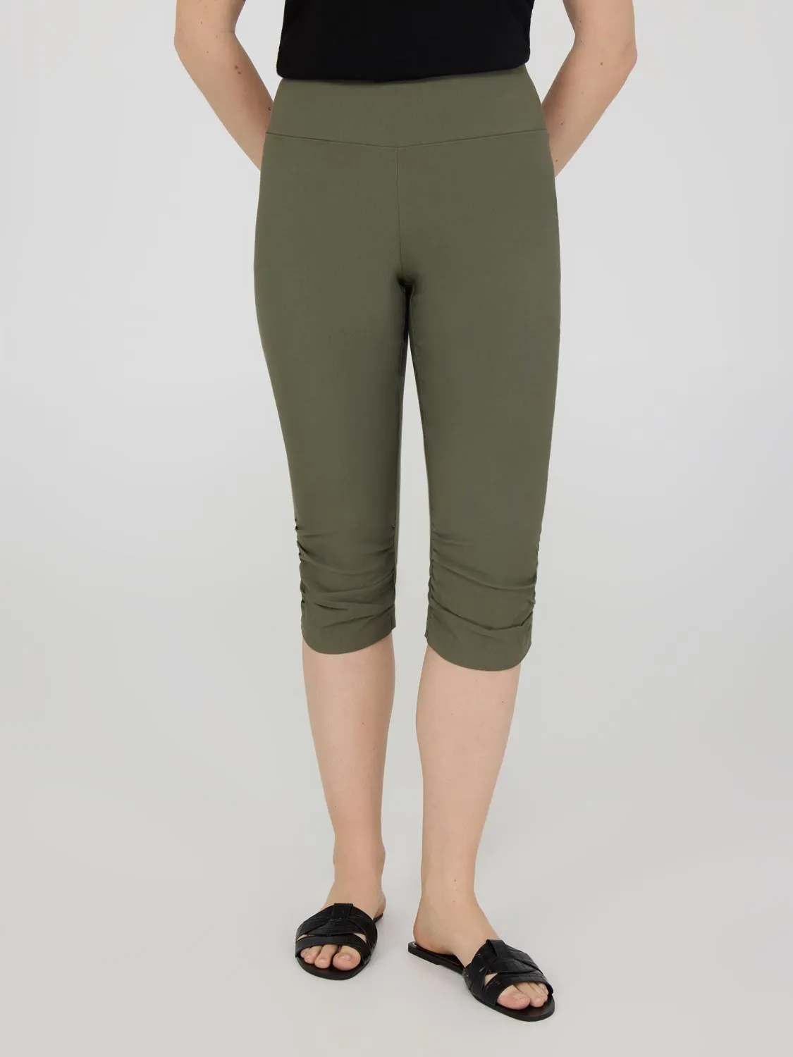 Ruched Capri Pants sold by Suzy Shier product image thumbnail 5
