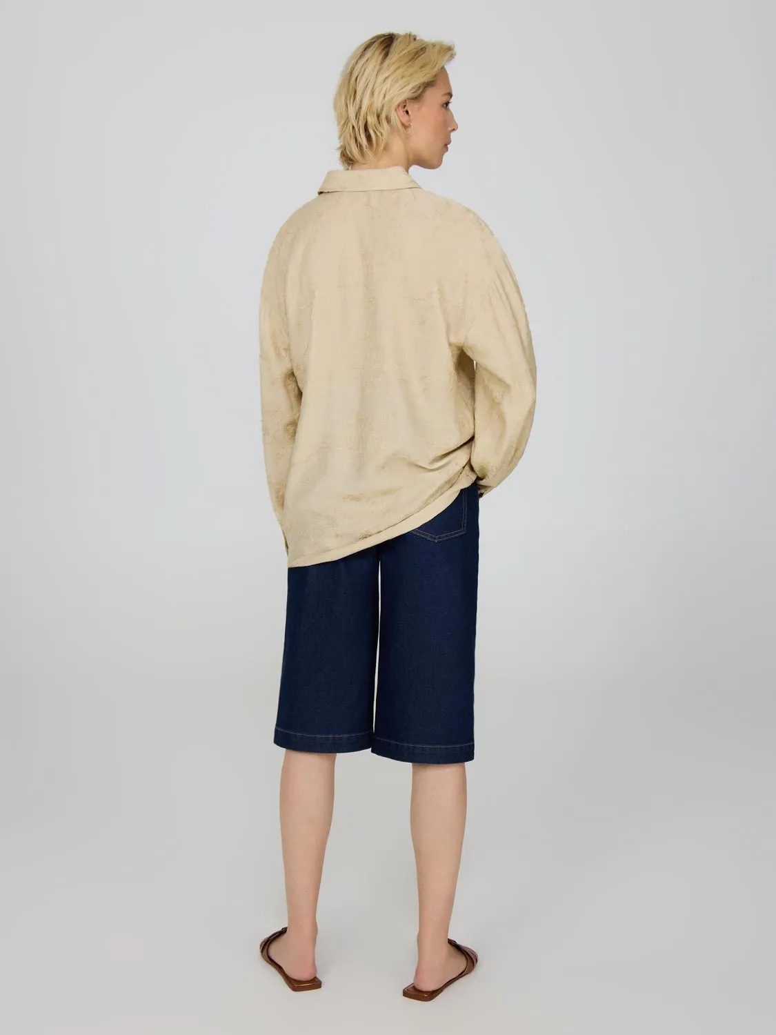 Embroidered Button-Up Blouse sold by Suzy Shier product image thumbnail 4