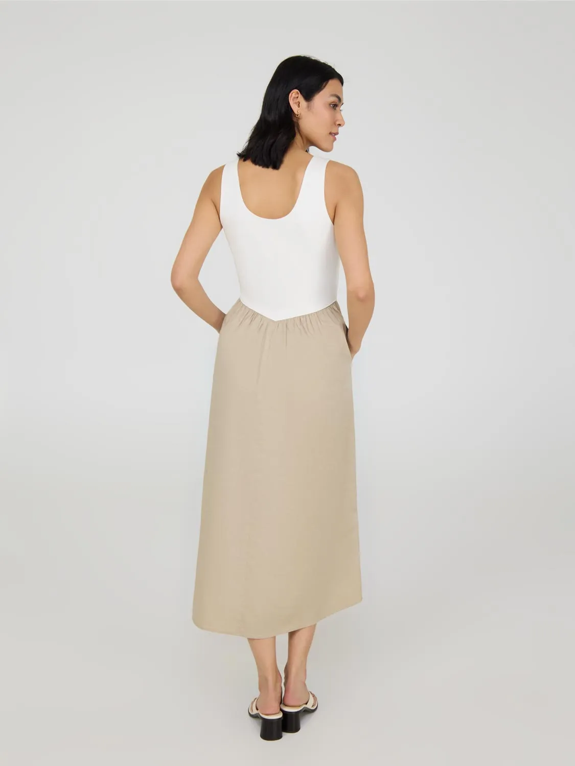 2-Fer Midi Tank Dress sold by Suzy Shier product image thumbnail 4