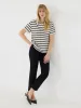 Short Sleeve Striped Polo Shirt sold by Suzy Shier