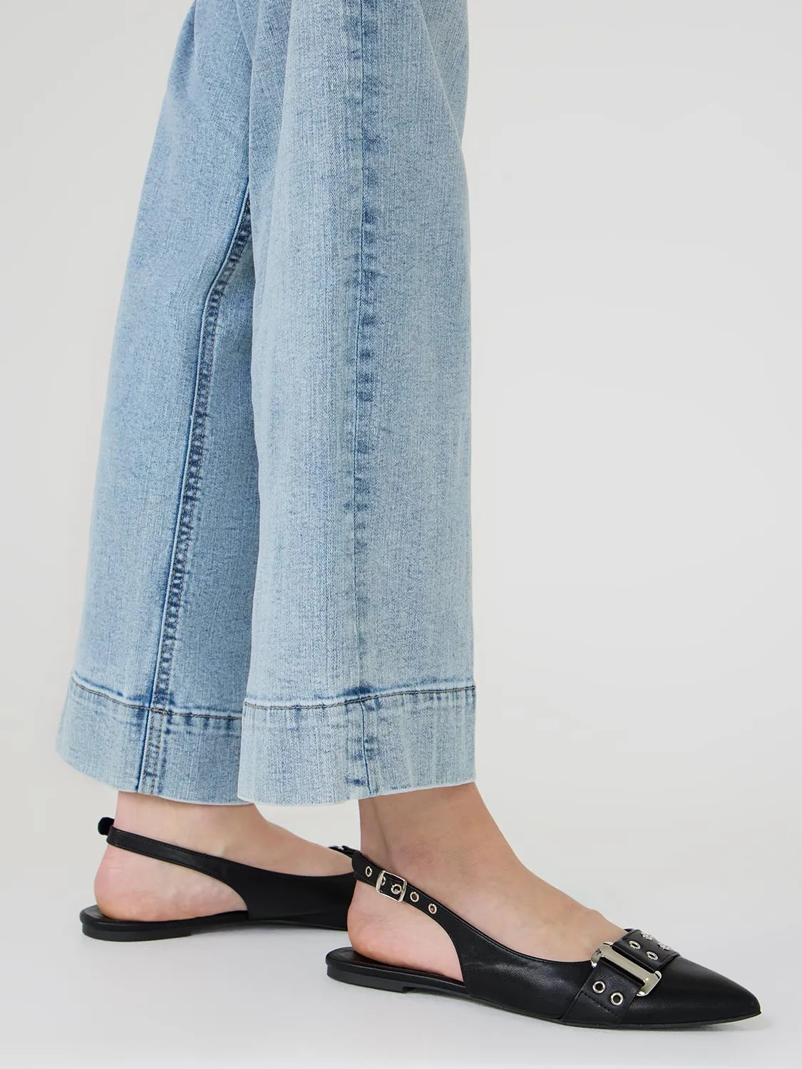 Faux Leather Slingback Flats sold by Suzy Shier