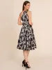 Floral Jacquard One-Shoulder Dress sold by Suzy Shier
