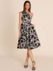 Floral Jacquard One-Shoulder Dress sold by Suzy Shier