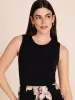 Midi Fit & Flare Dress With Floral Mesh Skirt sold by Suzy Shier