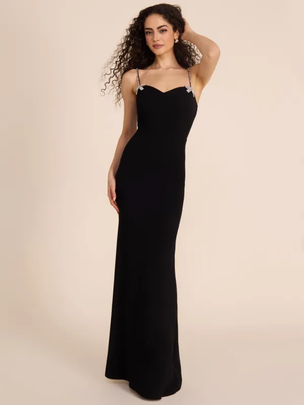 Sweetheart Gown With Jewel Bows made by Suzy Shier