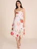 Floral Fit & Flare Bustier Midi Dress sold by Suzy Shier