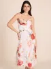 Floral Fit & Flare Bustier Midi Dress sold by Suzy Shier