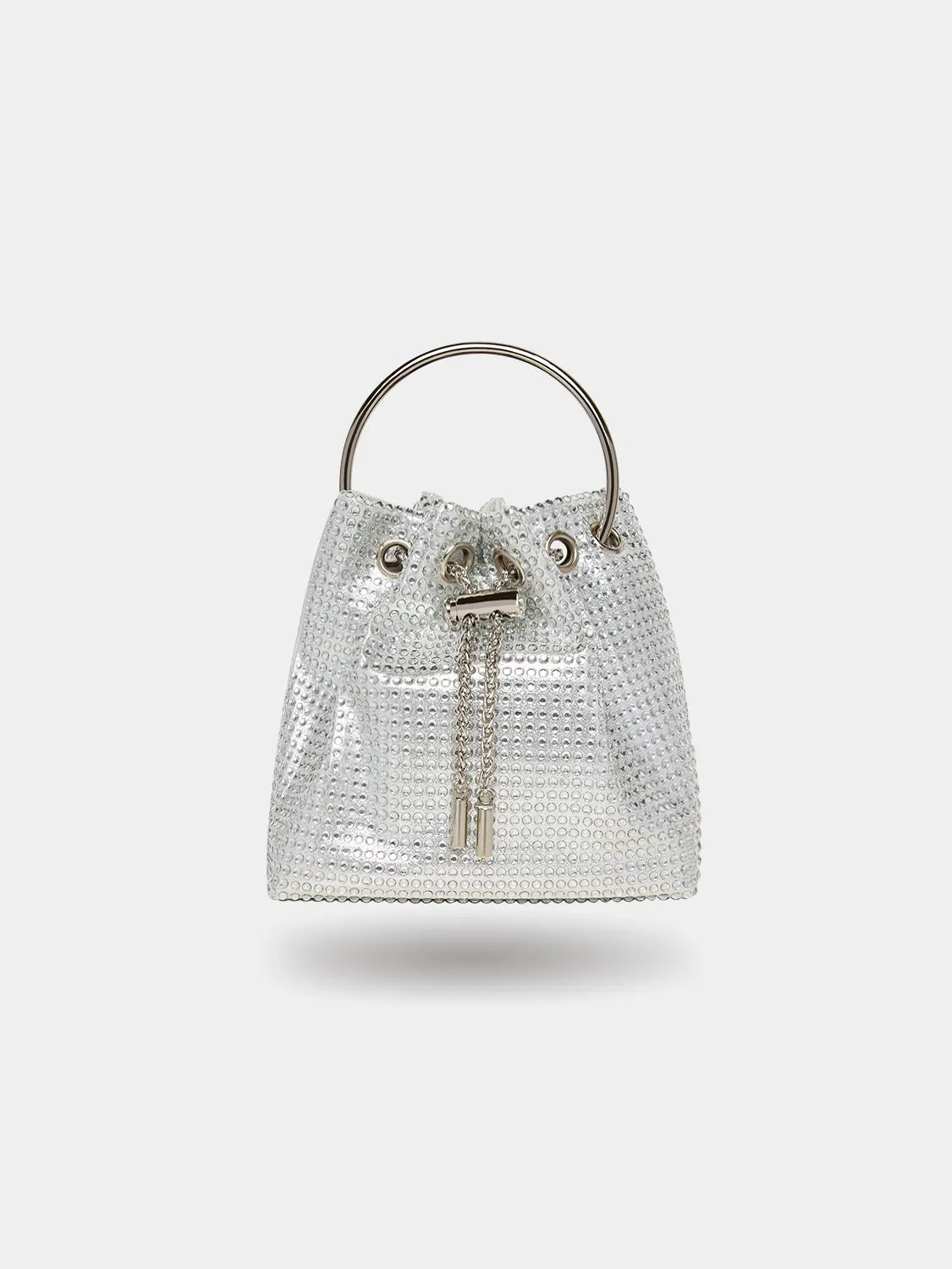 Rhinestone Bucket Handbag sold by Suzy Shier