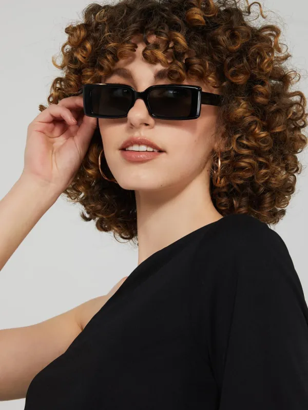 Oversized Chunky Rectangle Sunglasses sold by Suzy Shier