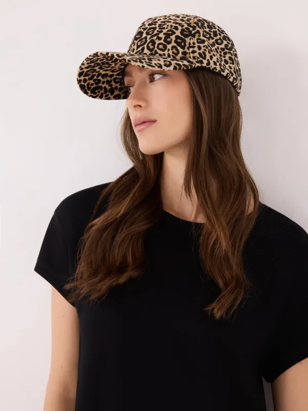 Leopard Print Baseball Cap sold by Suzy Shier