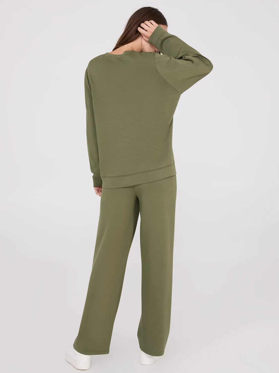 Cloud Fleece Drop Shoulder Sweatshirt sold by Suzy Shier product image thumbnail 5