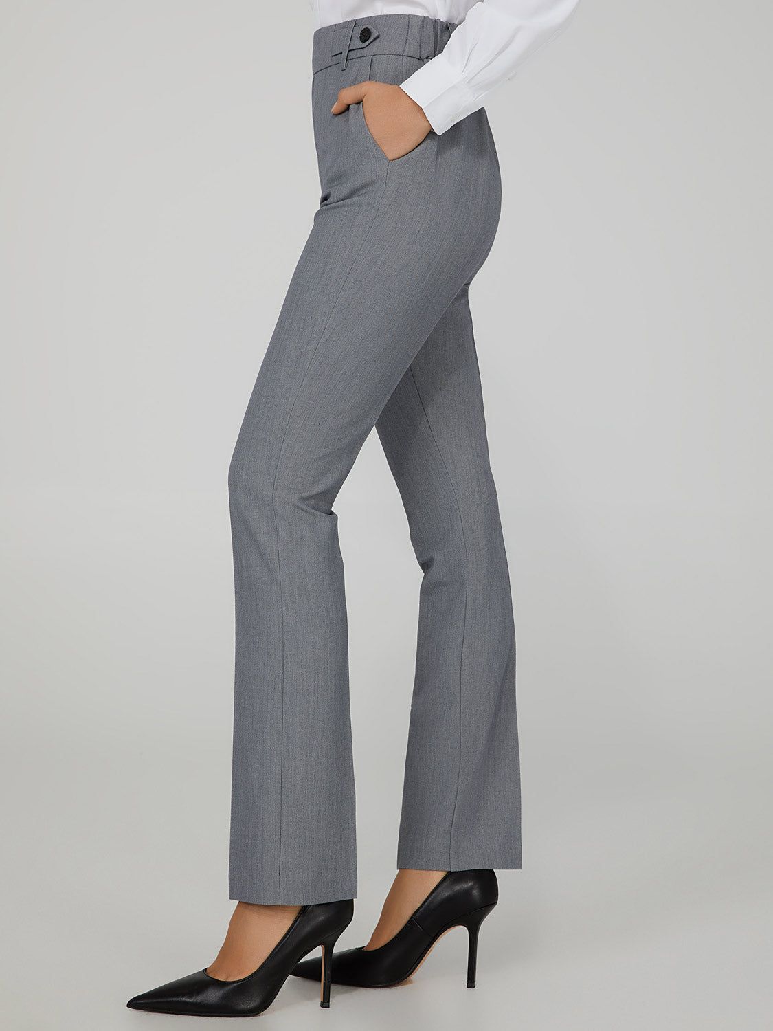 Straight Leg Pants With Tab Detail sold by Suzy Shier product image thumbnail 3