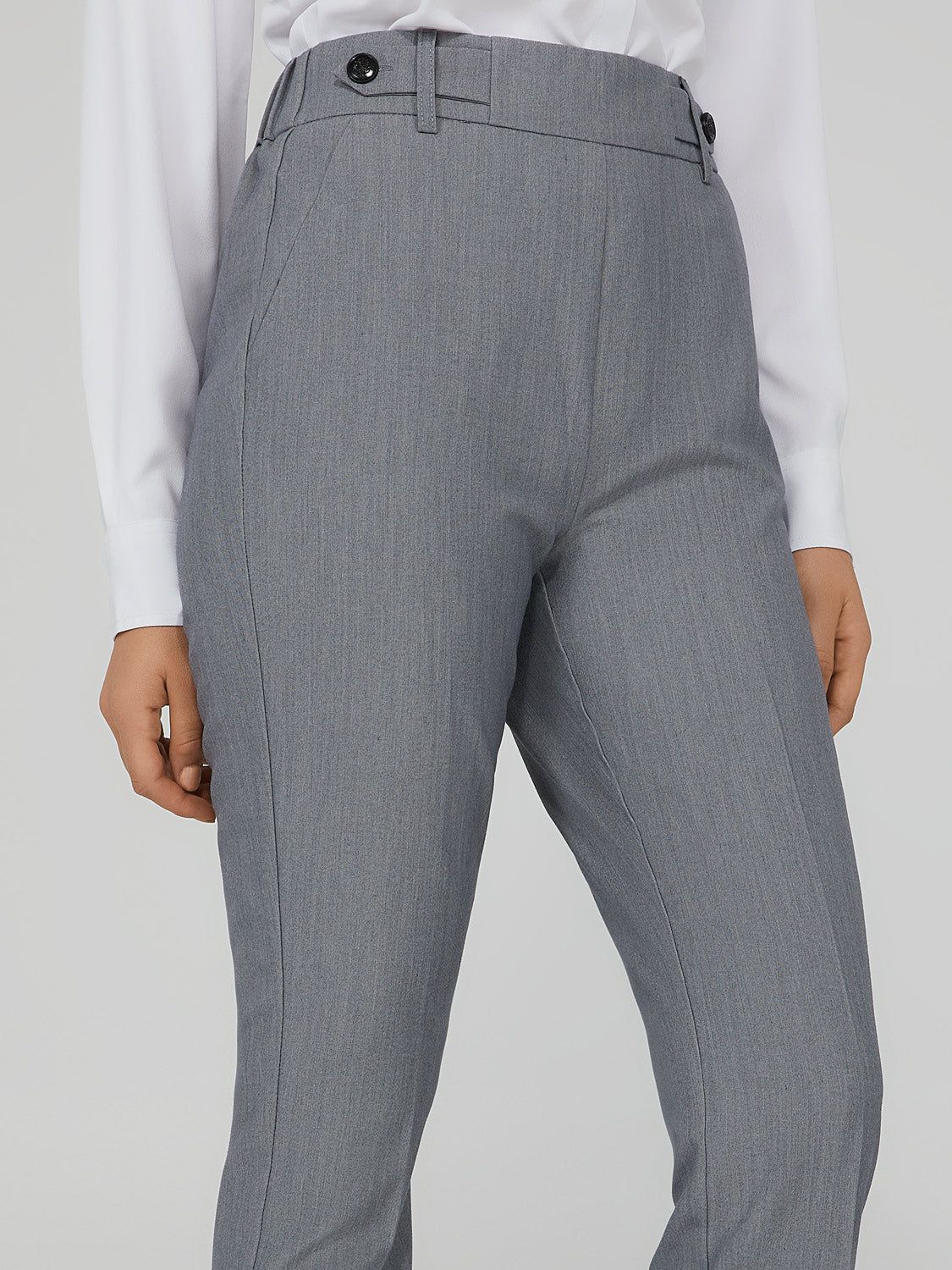 Straight Leg Pants With Tab Detail sold by Suzy Shier product image thumbnail 2