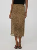 Leopard Print Midi Skirt sold by Suzy Shier