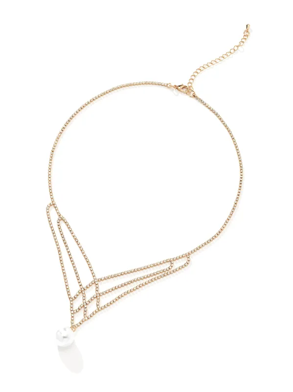 Mesh Collar Necklace sold by Suzy Shier