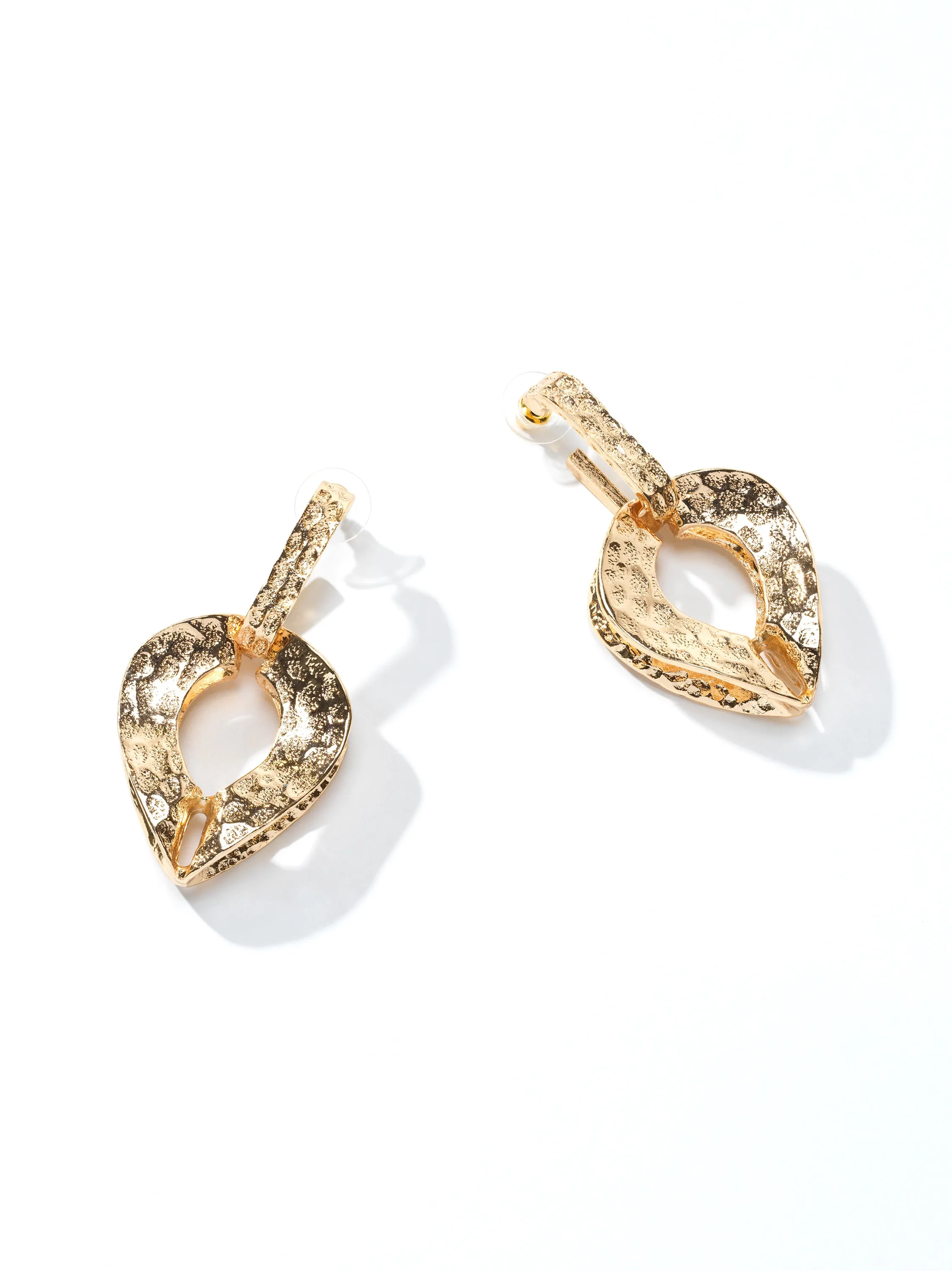 Hammered Gold Earring sold by Suzy Shier