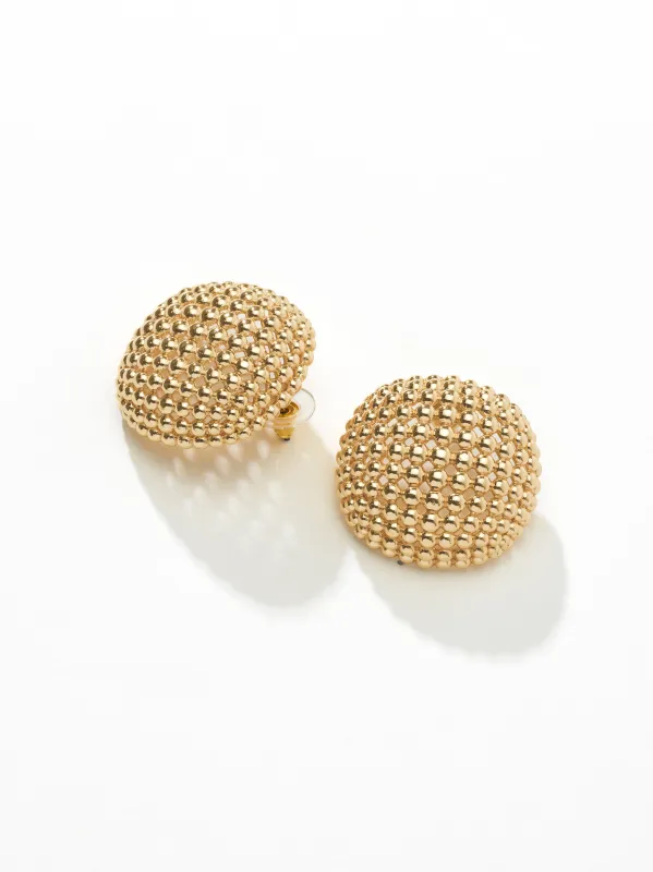 Basketweave Square Earrings sold by Suzy Shier