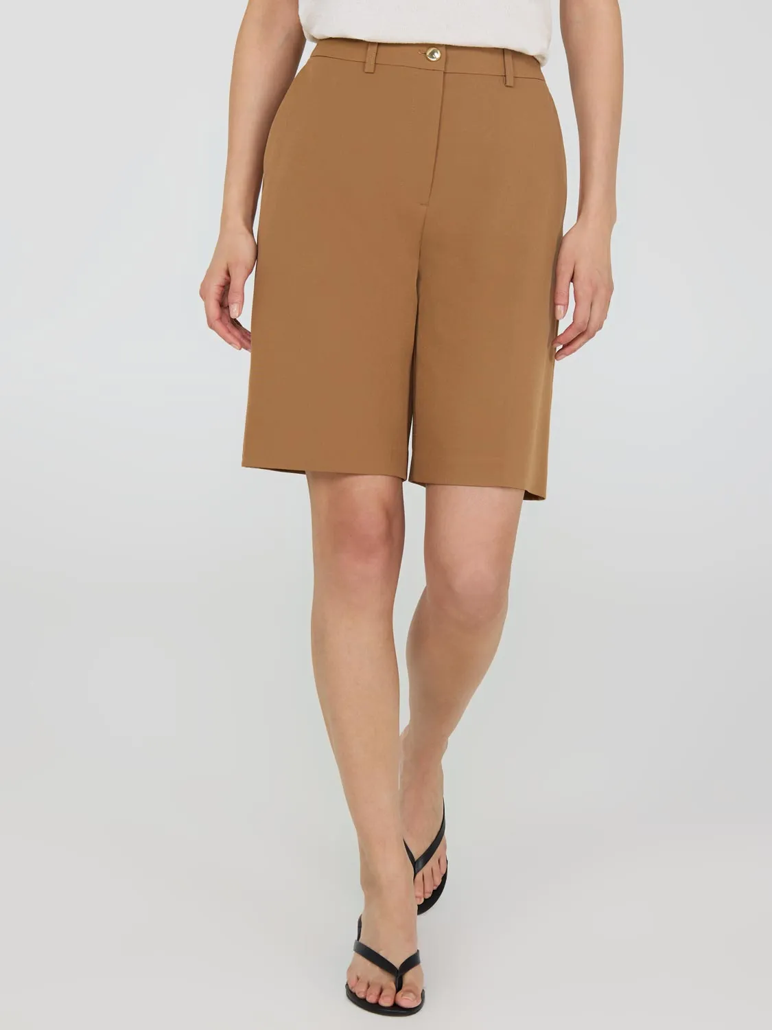 High-Waisted Bermuda Shorts sold by Suzy Shier product image thumbnail 2