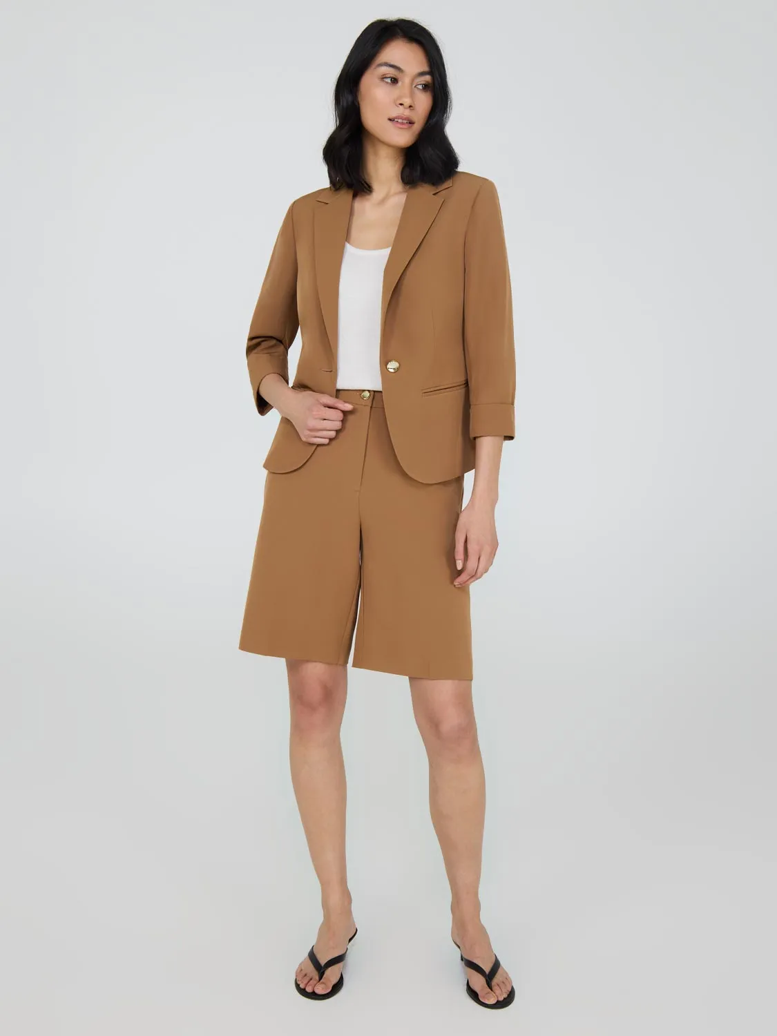 High-Waisted Bermuda Shorts sold by Suzy Shier product image thumbnail 3