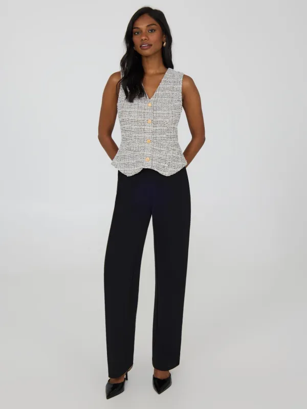 Bouclé Vest Jumpsuit sold by Suzy Shier