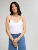 Double Layer V-Neck Tank Top sold by Suzy Shier