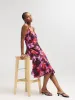 Floral Midi Satin Slip Dress sold by Suzy Shier