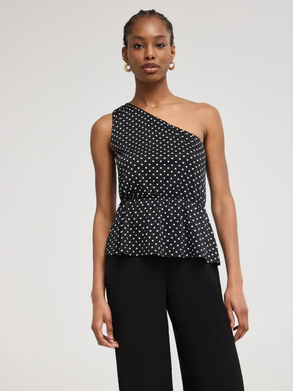 Daisy - Shirred Cotton Top in Julia Print | Parallel