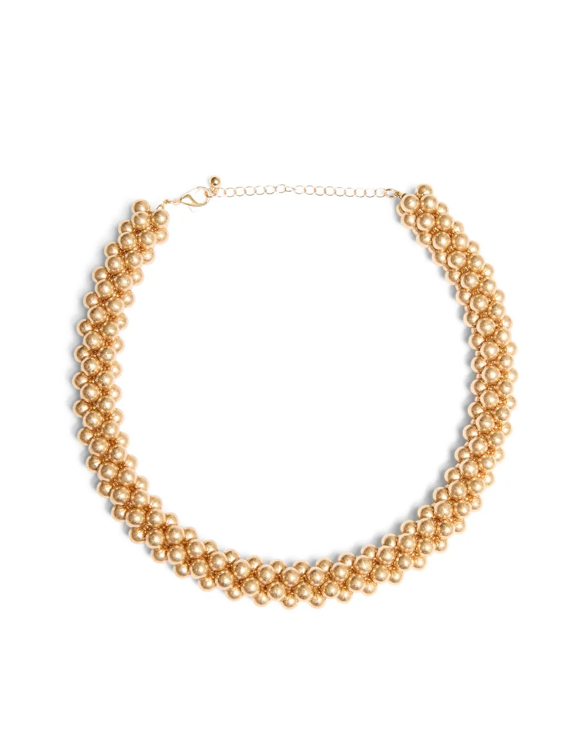 Gold Ball Cluster Necklace sold by Suzy Shier