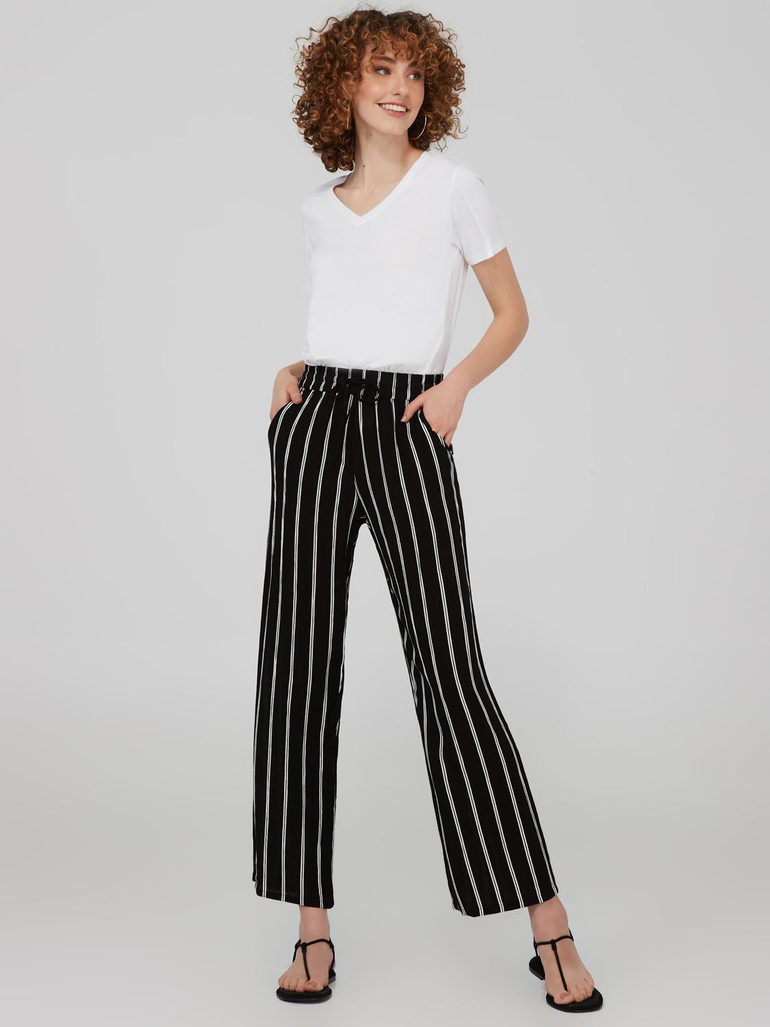 Striped Palazzo Pant sold by Suzy Shier
