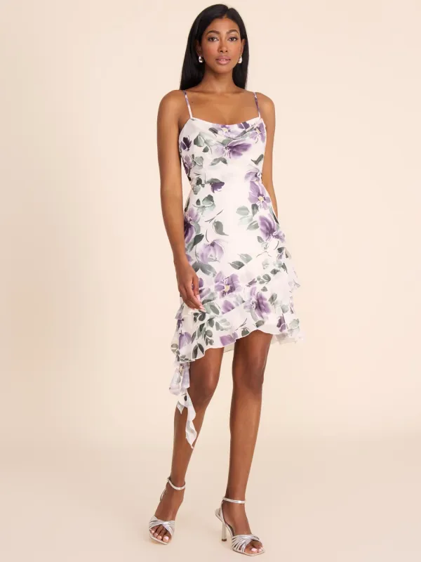 Floral Mini Dress With Ruffles sold by Suzy Shier