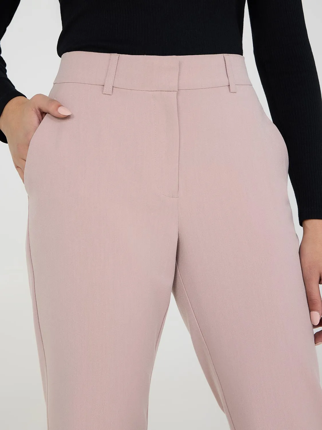Mid-Rise Straight Leg Pants sold by Suzy Shier product image thumbnail 3