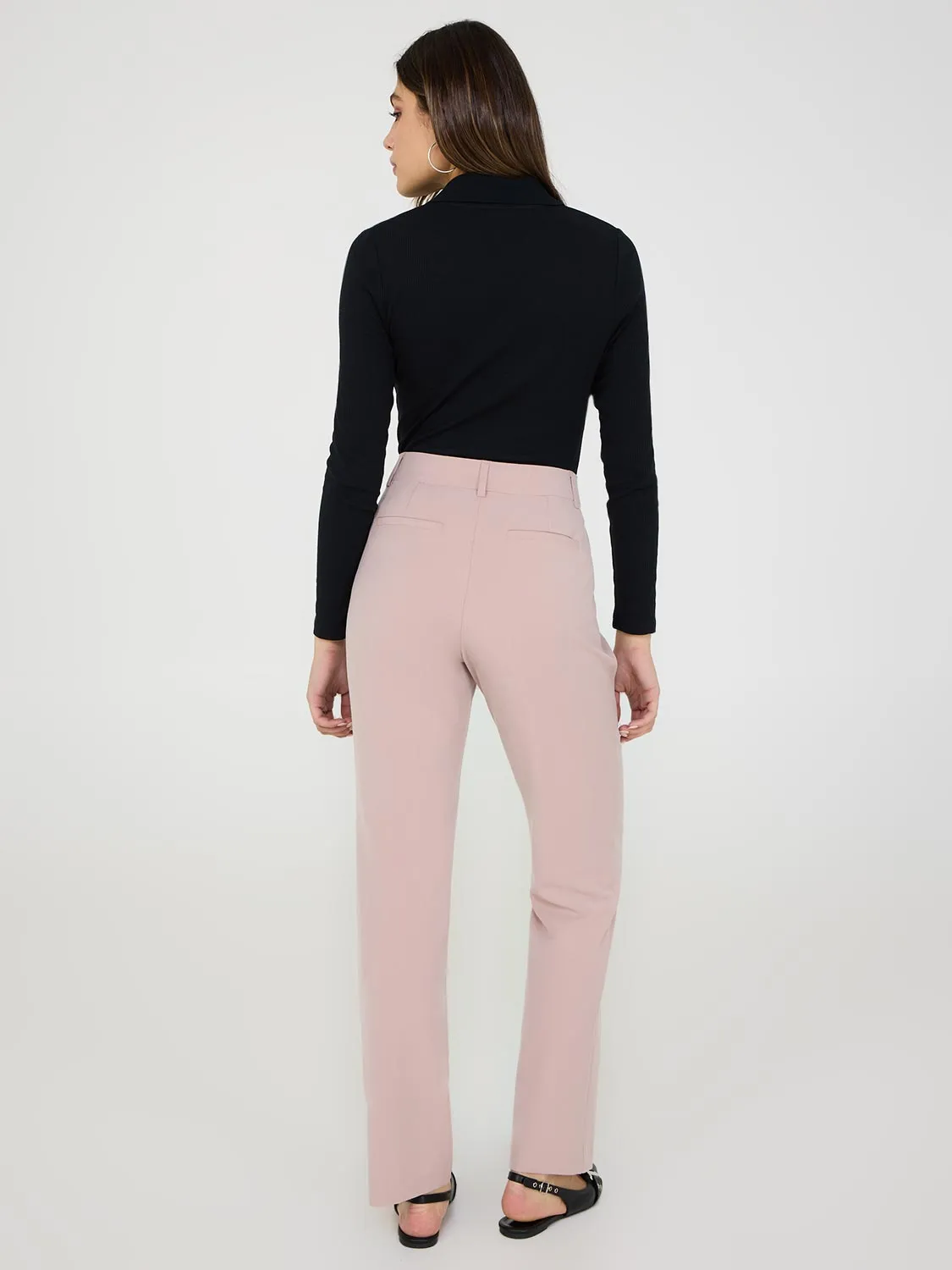 Mid-Rise Straight Leg Pants sold by Suzy Shier product image thumbnail 4
