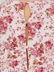 Floral Print 3/4 Dolman Sleeve Top sold by Suzy Shier