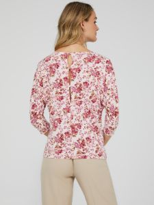 Floral Print 3/4 Dolman Sleeve Top sold by Suzy Shier
